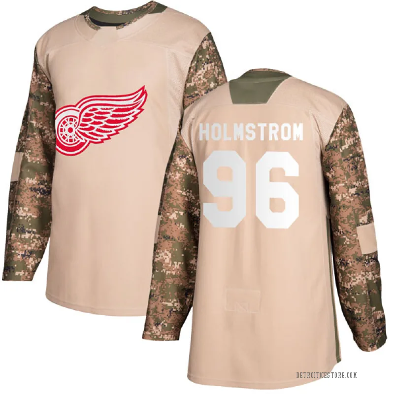 red wings practice jersey