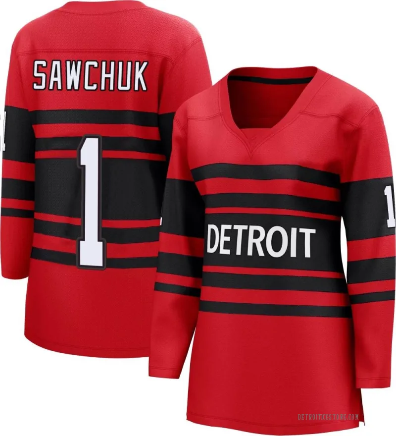 Men's Fanatics Branded Terry Sawchuk Red Detroit Red Wings Premier Breakaway Retired Player Jersey